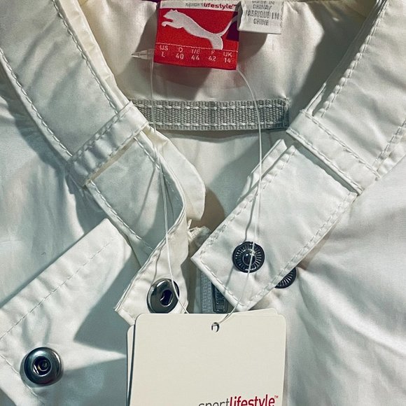 SPECIAL PUMA FERRARI White Windbreaker Jacket - Picture 4 of 5